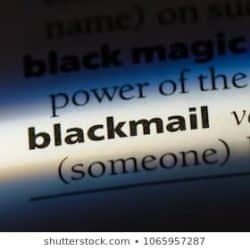 blackmail-word-dictionary-concept-260nw-1065957287